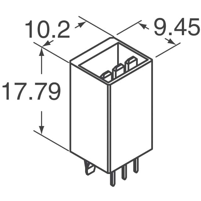 1318123-1 TE Connectivity AMP Connectors  Headers Male Pins